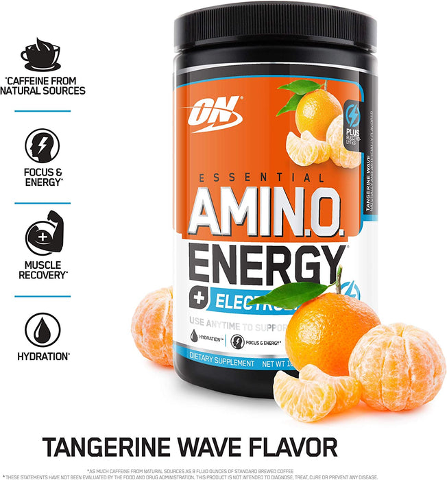 Optimum Nutrition Amino Energy + Electrolytes Powder & BCAAs 30 servings