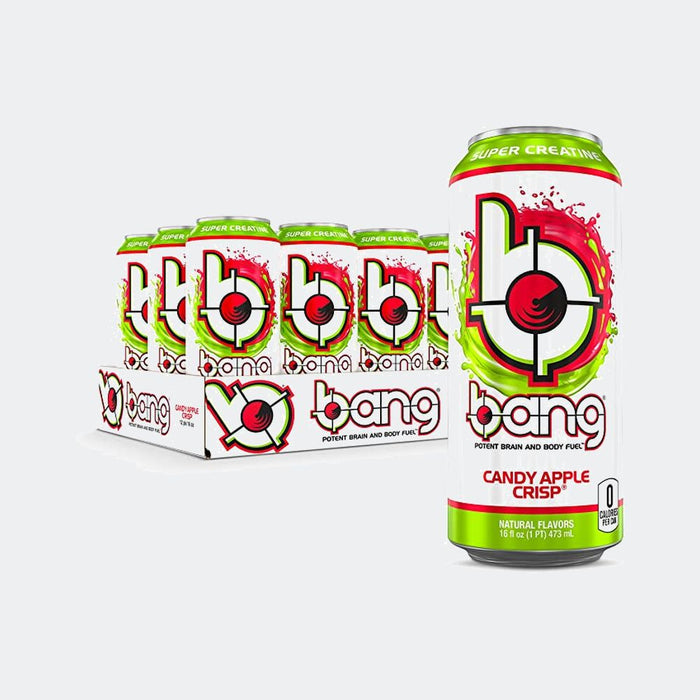 Bang Energy Drink - Pack of 12, 16 Fl oz, Contain Amino Acids, Creatine, Sugar Free, Carb Free