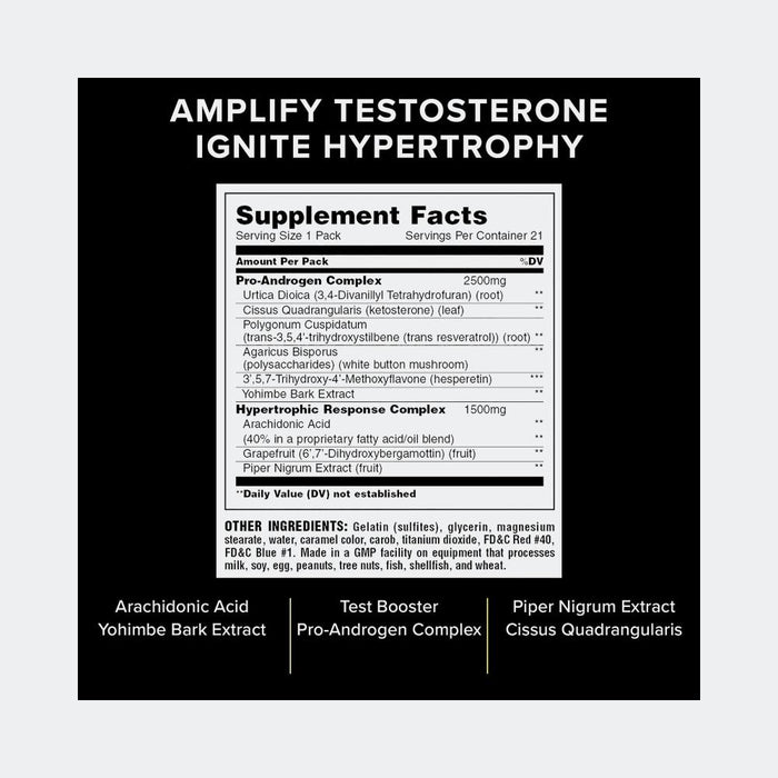 Universal Nutrition Animal Test 21 Packets Testosterone Booster Supplement