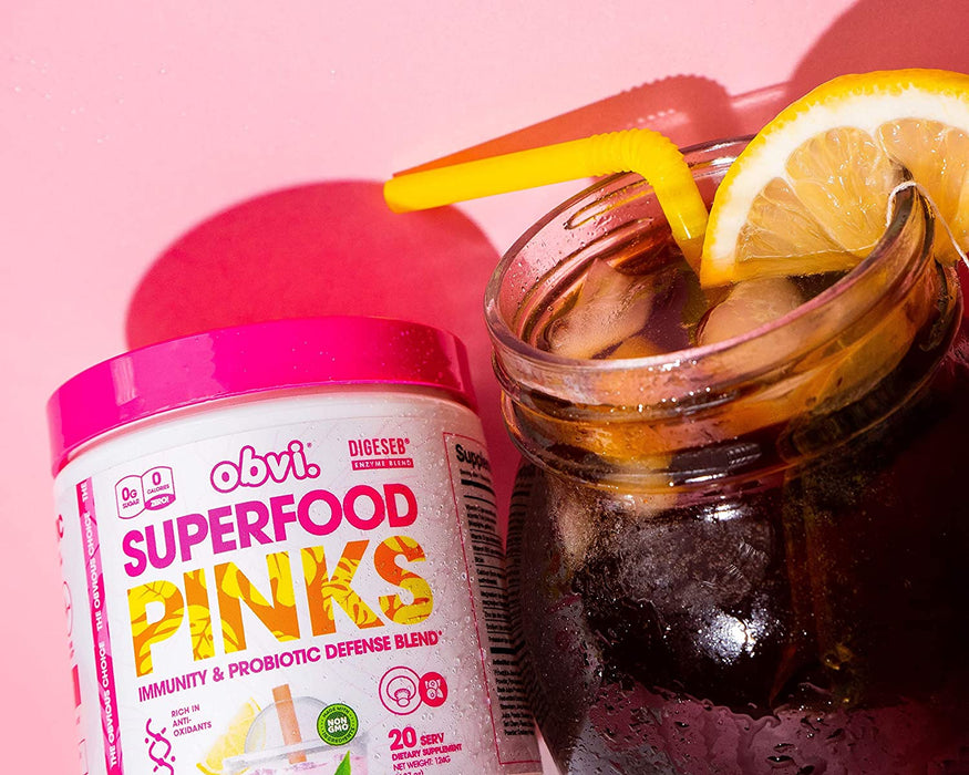 Obvi Superfood Pinks Immunity & Probiotic Defense Blend 20 Servings