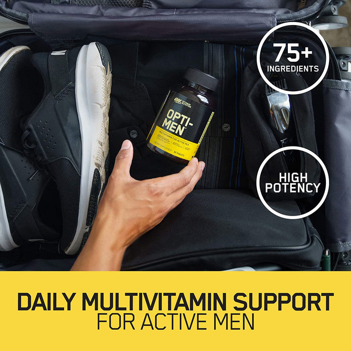 Optimum Nutrition Opti-Men, Vitamin C, Zinc and Vitamin D, E, B12