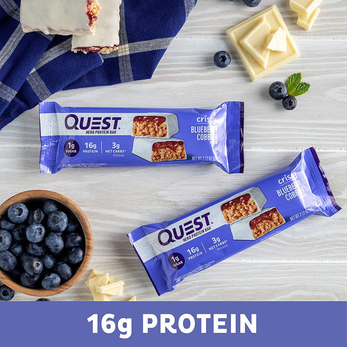 Quest Nutrition Hero Protein Bar (Pack of 12), Low Carb, Gluten Free