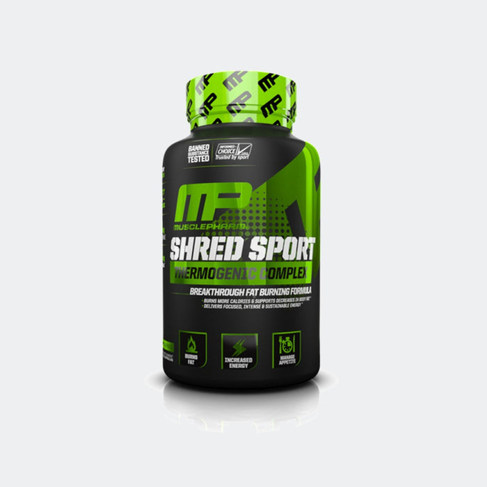 MusclePharm Shred Sport 30 Capsules, Promotes Lean Muscle Mass