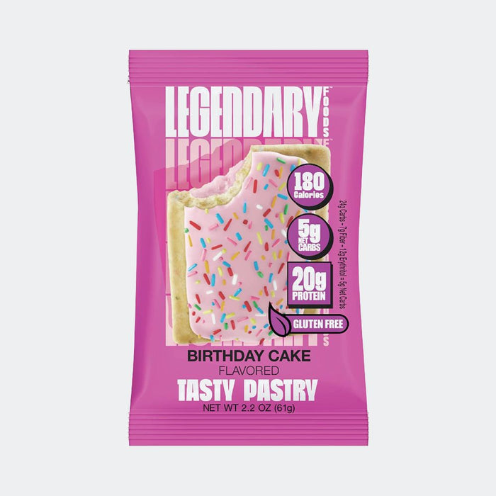 Legendary Foods Tasty Pastry 61g, Keto Friendly, High Protein Snacks (Pack of 10)