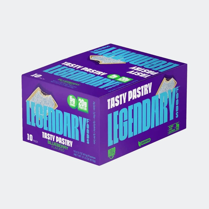 Legendary Foods Tasty Pastry 61g, Keto Friendly, High Protein Snacks (Pack of 10)