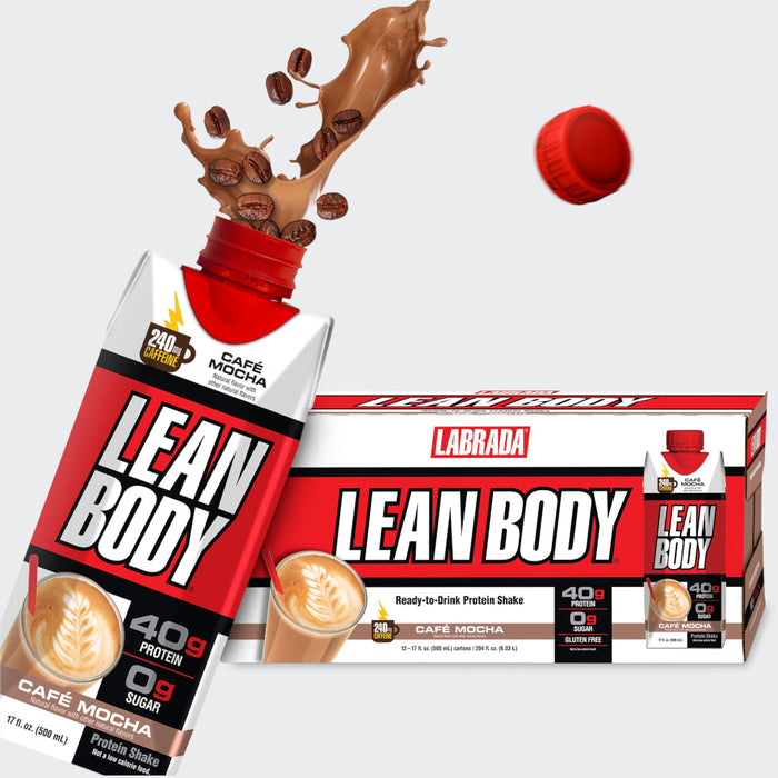 Labrada Lean Body Ready-to-Drink Protein Shake - 500ml , No Sugar, Gluten Free