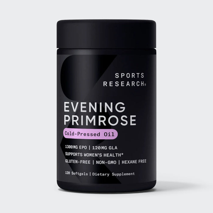 Sports Research Evening Primrose Oil 1300 mg 120 Liquid Softgels