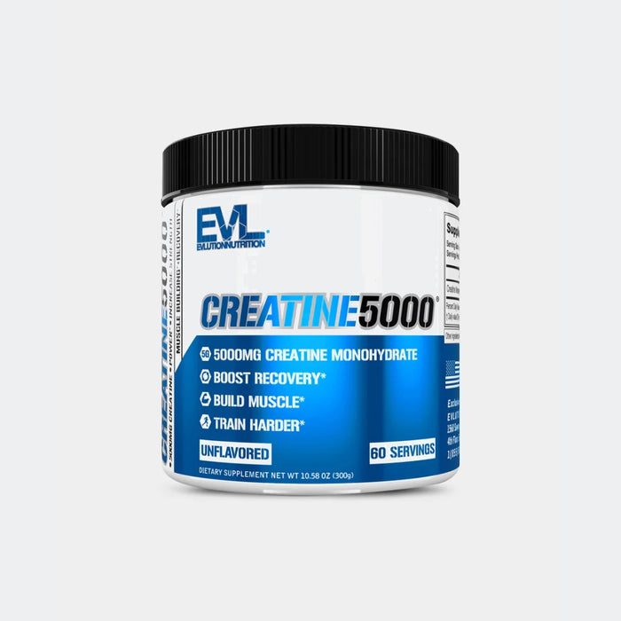 Evlution Nutrition Creatine 5000 Powder 300g, 5 Grams of creatine