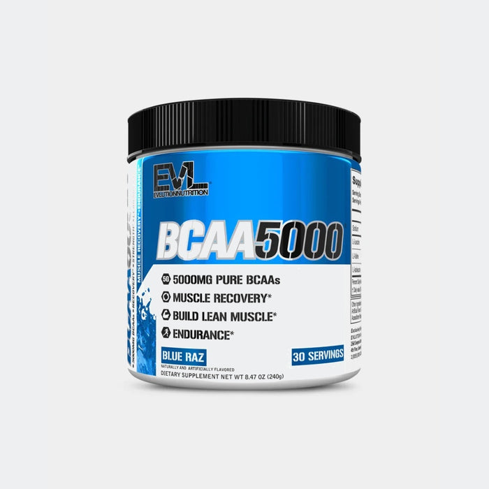 Evlution Nutrition BCAA5000 Powder 240g, 5 Grams of Premium BCAAs