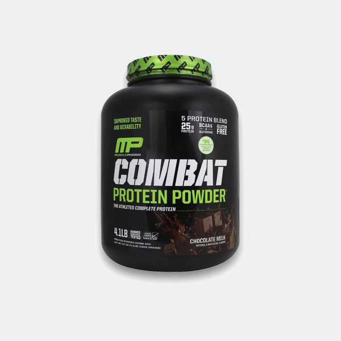 MusclePharm Combat Protein Powder 4lb, wpi Digests and Absorbs Rapidly