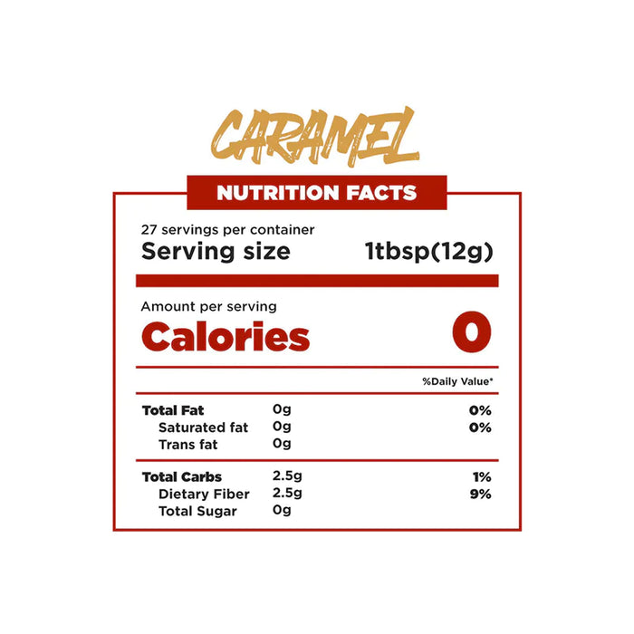 Mrs Taste Red Line Syrup 335g Caramel