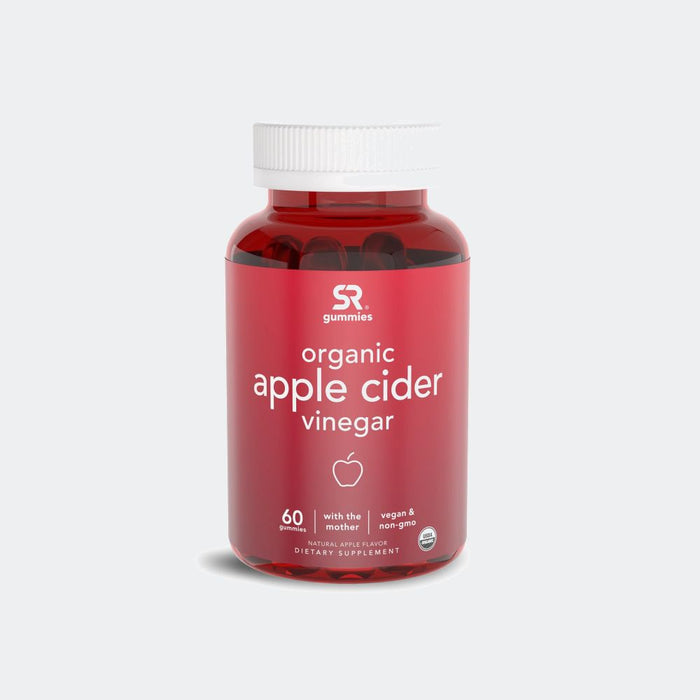 Sports Research Organic Apple Cider Vinegar Vegan Non-GMO 60 Gummies