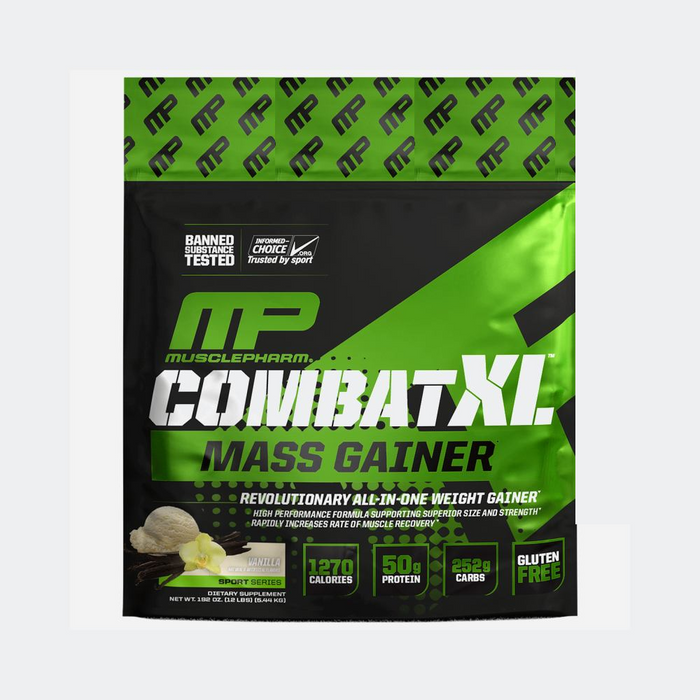 MusclePharm Combat XL Mass Gainer Powder, Weight Gainer Protein Powder