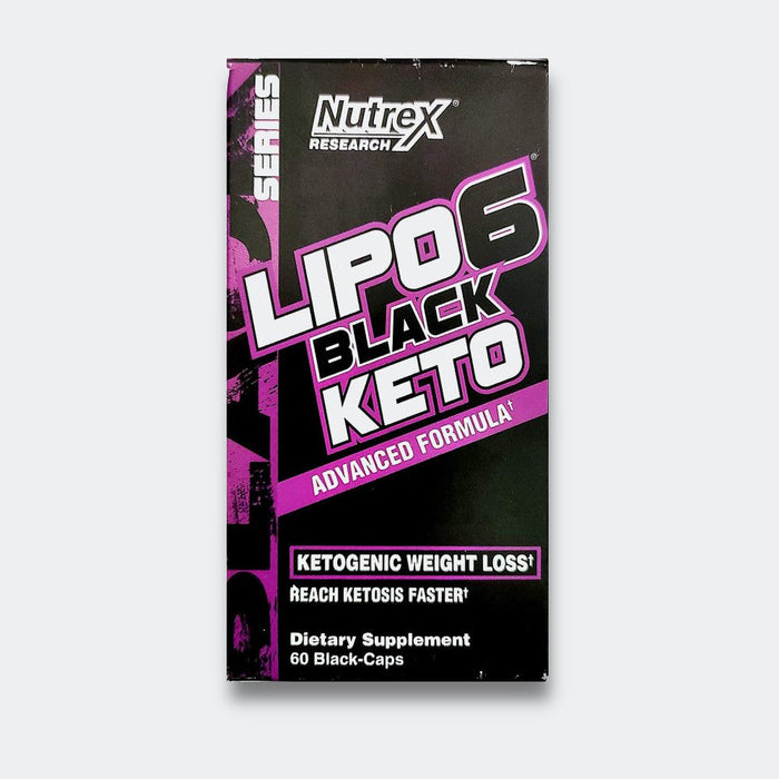 Nutrex Research Lipo6 Black Keto 60 Capsule, Ketogenic Weight Loss