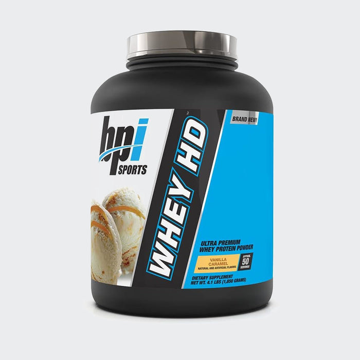 BPI Sports Whey HD Ultra Premium Protein Powder With 25g Protein Per Scoop