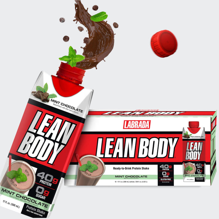 Labrada Lean Body Ready-to-Drink Protein Shake - 500ml , No Sugar, Gluten Free