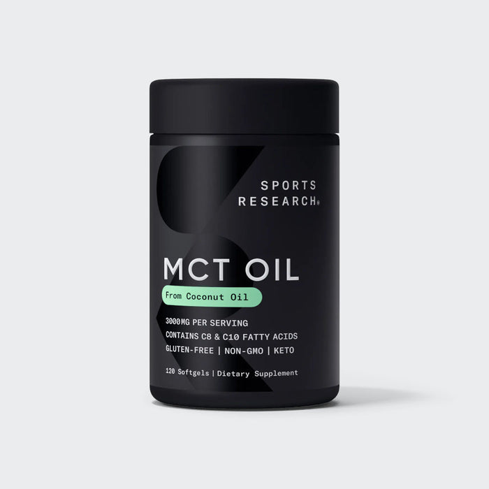 Sports Research MCT Oil Medium Chain Triglycerides 1000 Mg 120 Softgels