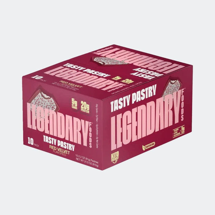 Legendary Foods Tasty Pastry 61g, Keto Friendly, High Protein Snacks (Pack of 10)