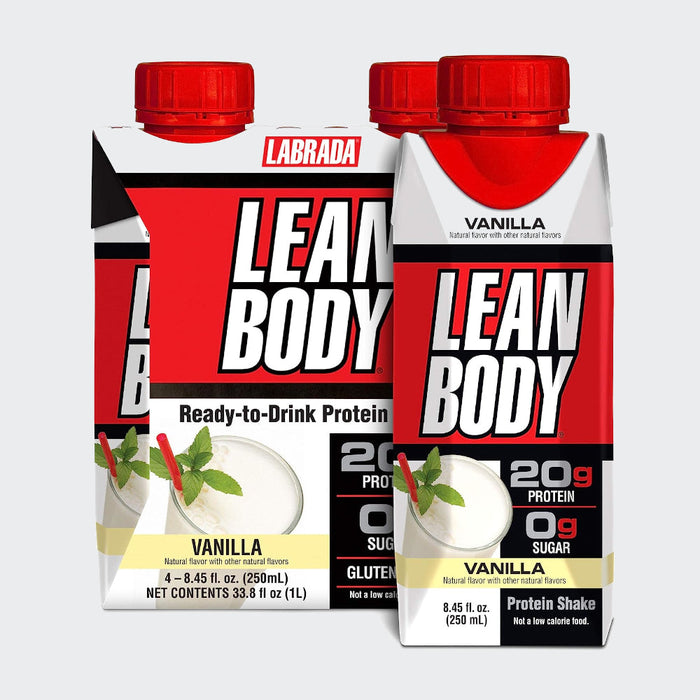 Labrada Lean Body Ready-to-Drink Protein Shake 8.45 Oz (Pack of 4)